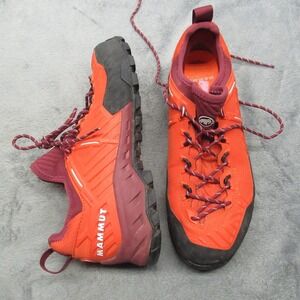 Mammut Women 7 GTX Shoe Blood Orange Alnasca Knit II Low Goretex Waterproof Hike